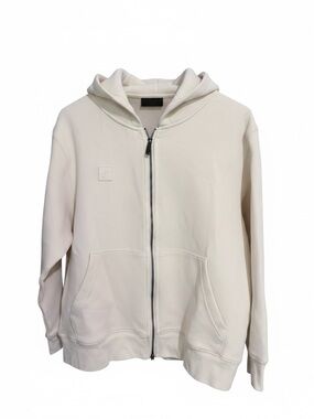 TikTok Cream Zip-Up Hoodie